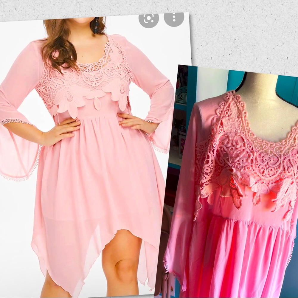 Rosegal Pink Dress